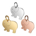 ST009 Wholesale Jewelry Bracelet Charms Pendants Cute Stainless Steel Animal OEM & ODM Opp Bag with Bubble+carton Micro Insert